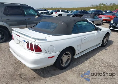 1997 Ford Mustang из США, поврежденный, VIN 1FALP4449VF180036